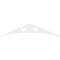 Ekena Millwork Pitch Winston Architectural Grade PVC Gable Pediment, 36"W x 7 1/2"H x 1"P (5/12) GPP036X008X100WIN - alternate 5